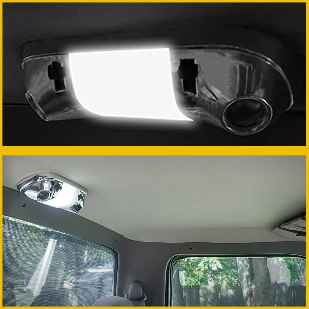 FOR F150 Overhead Ford Bronco Dome 80-96 Light Ceiling Bulb Lens Cover White EOA 6B93BC-57