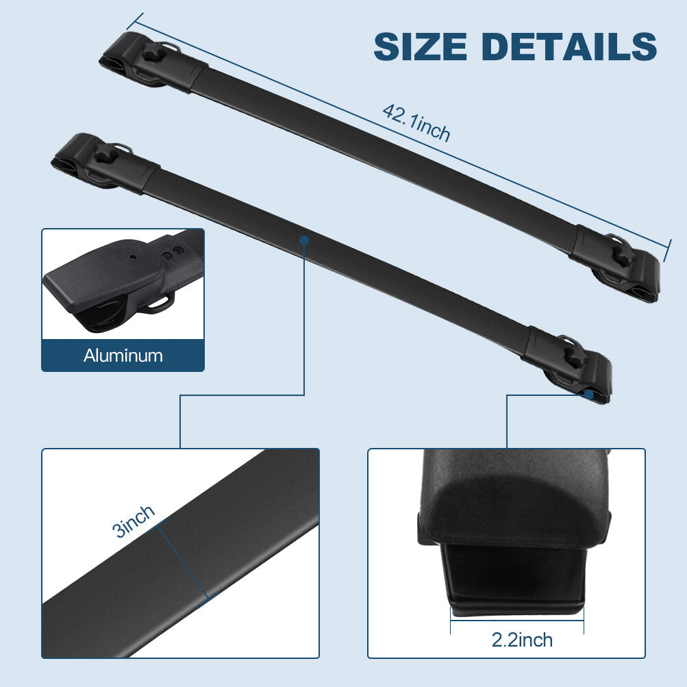 Roof Rack Cross Bars For 2011-2020 Toyota Sienna Luggage Carrier 2PCS 6B93BC-57