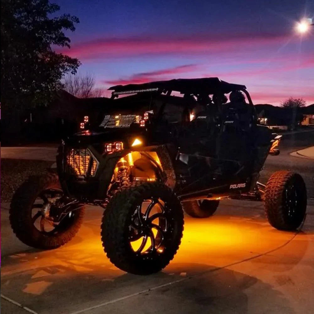20X Amber LED Rock Light Offroad Underglow Neon Lights ATV UTV SUV Car Truck EOA 6B93BC-57