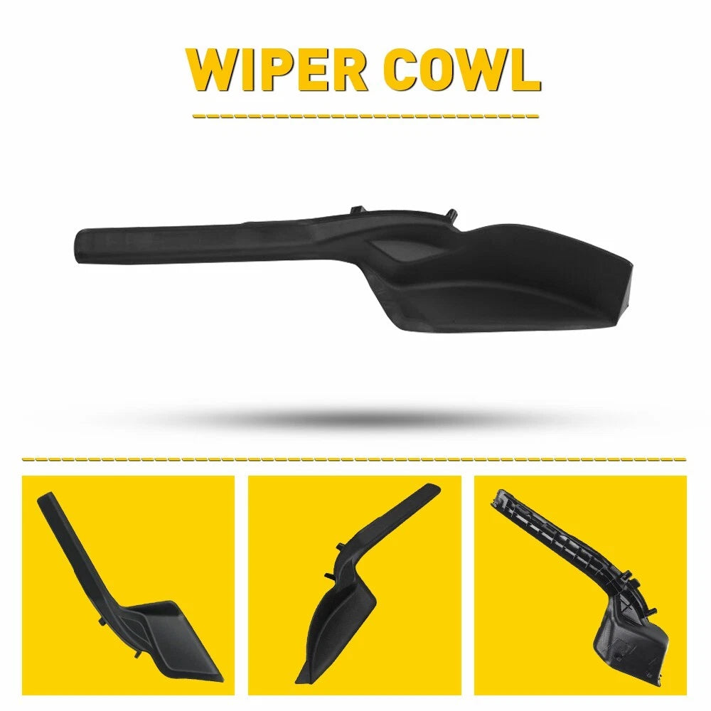 Front Windshield Wiper Side Cowl Extension Trim Cover For Toyota RAV4 20-22 EOA 6B93BC-57