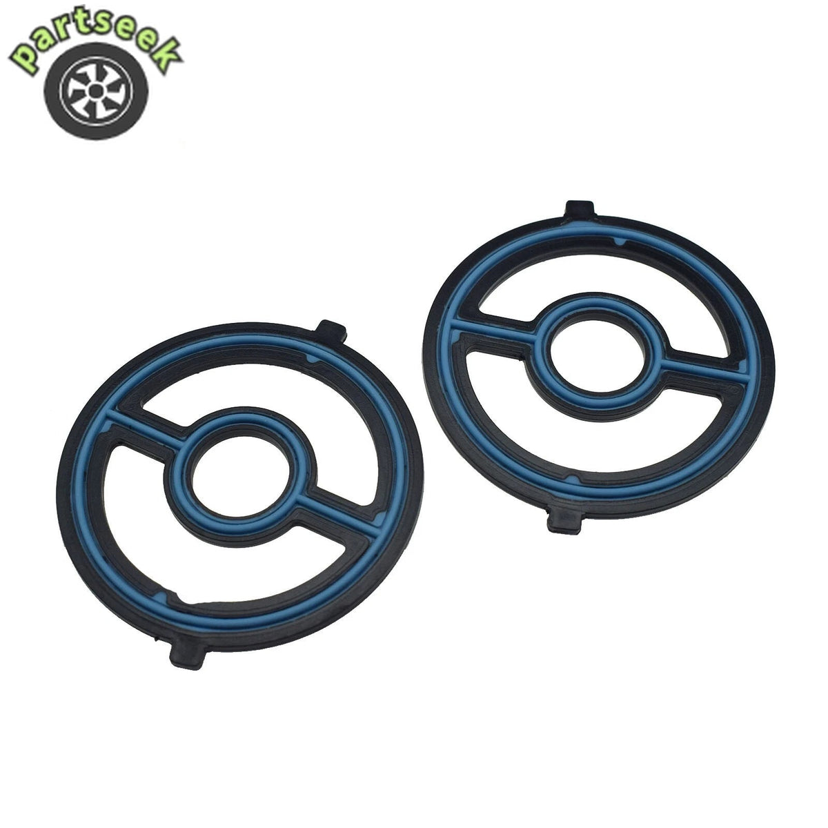 2PCS Engine Oil Cooler Seal Gasket For Mazda 3 5 SPEED 6 CX7 Tribute LF02-14-700 6B93BC-57