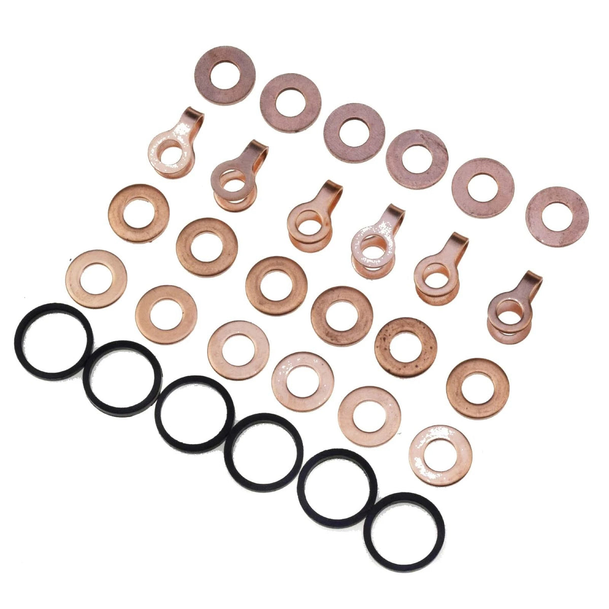Injector Seal Copper O Rings Installation Set for Dodge 5.9 Cummins 1989-1998 6B93BC-57