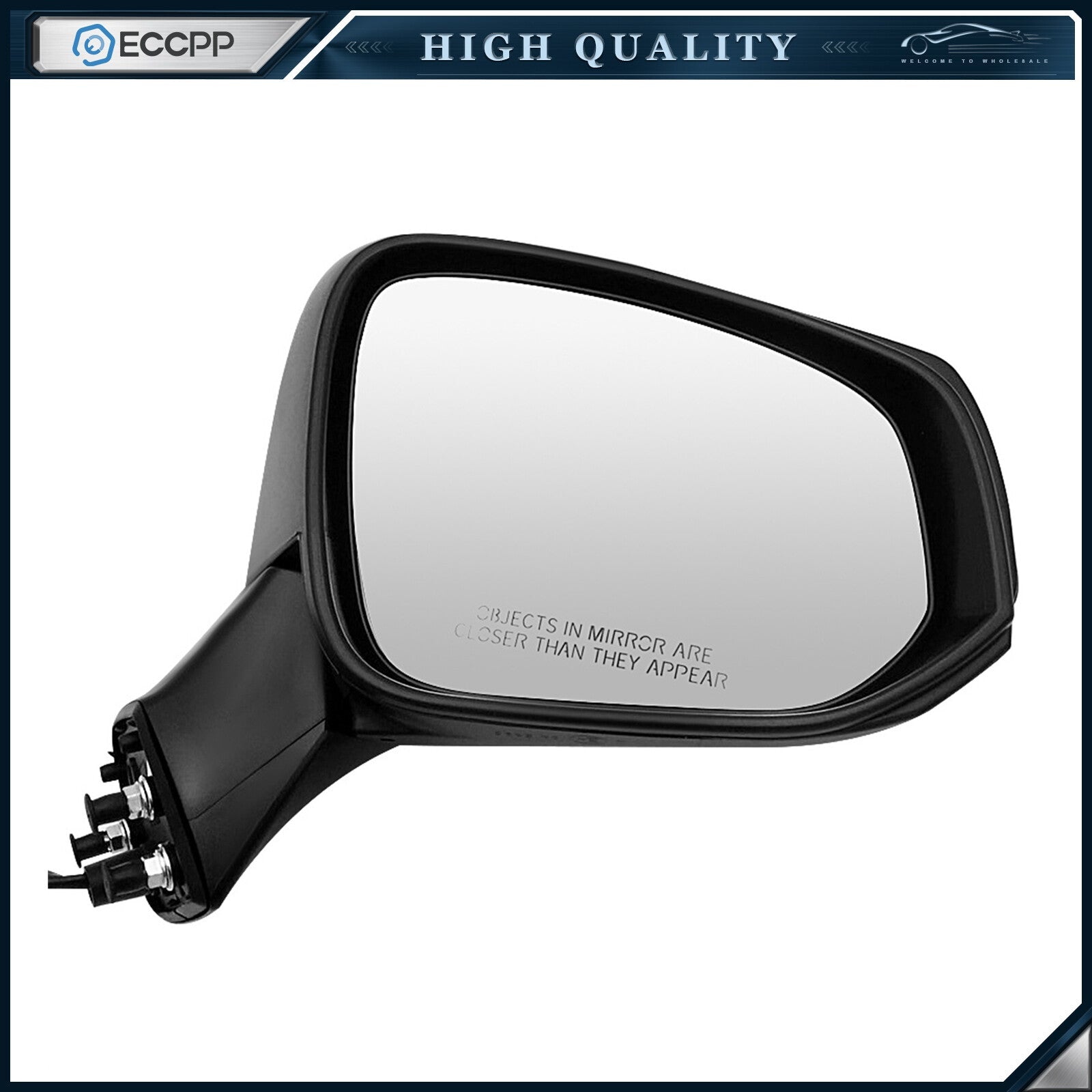 Power Mirror for Toyota RAV4 2019-2022 Passenger Side Textured Black 6B93BC-57
