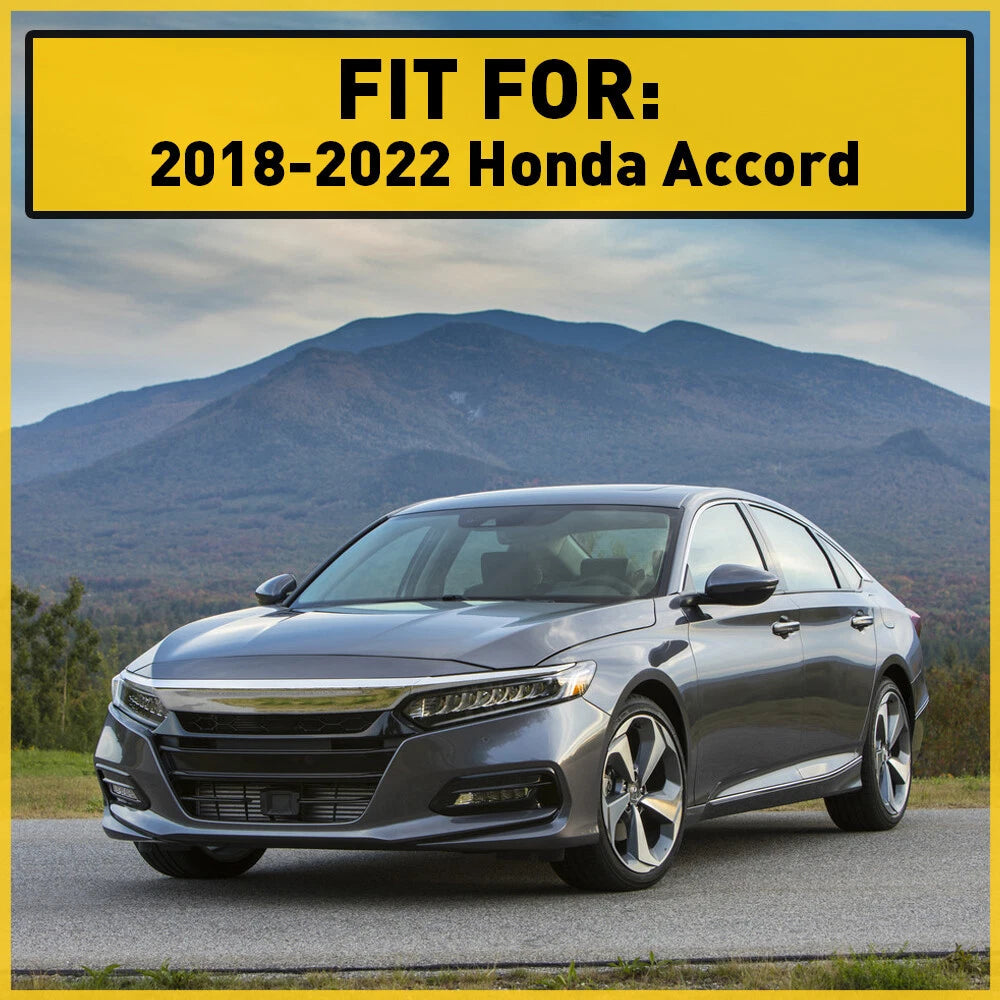 For Honda Accord 2018-2021 Steering Wheel Frame Cover Trim Carbon Fiber Style EA 6B93BC-57