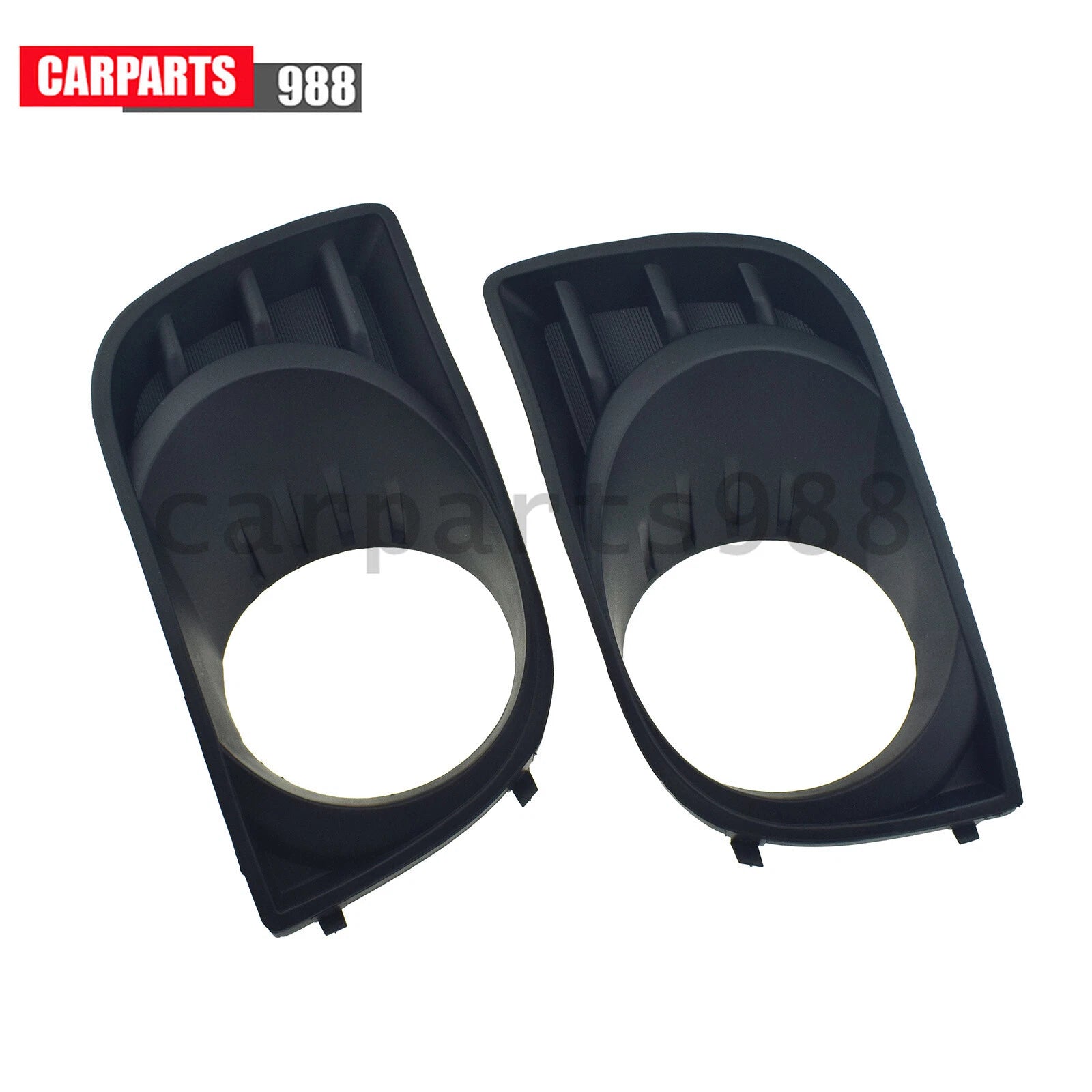 Pair Front Fog Light Cover Bezel For 08-17 Toyota Sequoia 814810C021 814820C021 6B93BC-57