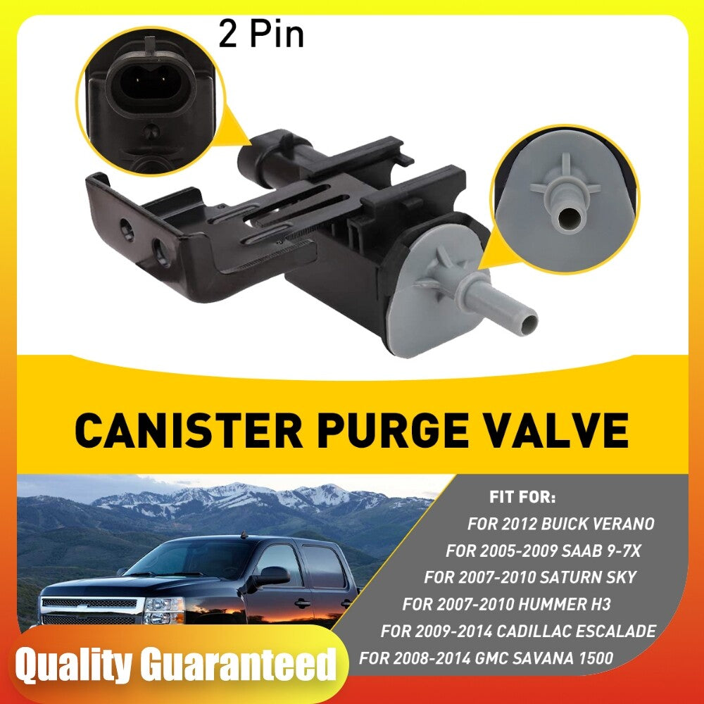 Vapor Canister Purge Solenoid Valve For 2008-2014 Cadillac Escalade OE#12597341 6B93BC-57