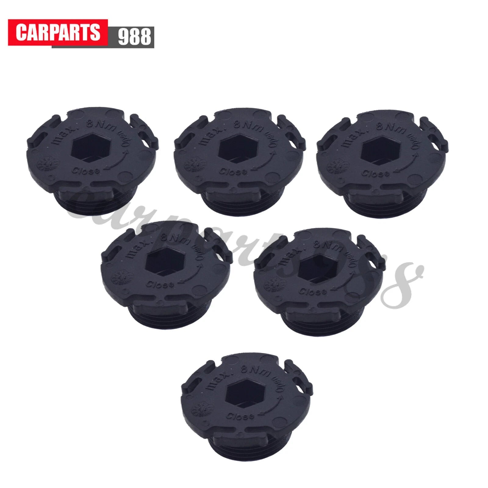 6Pcs Engine Oil Drain Plug For BMW 328i 320i 428i 528i X1 Z4 228i 11137605018 6B93BC-57