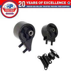 Engine Motor & Trans Mount Set for 1994-1997 Kia Sephia 1.6L for Manual 3PCS 6B93BC-57