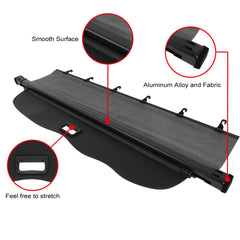 ECCPP Retractable Rear Cargo Cover Shield Shade For 2010-2023 Lexus GX460 4.6L ECCPP