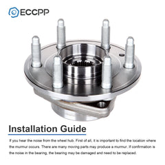 Full Set Front & Rear Wheel Hub Bearings For Chevy Traverse GMC Acadia 2009-2017 6B93BC-57