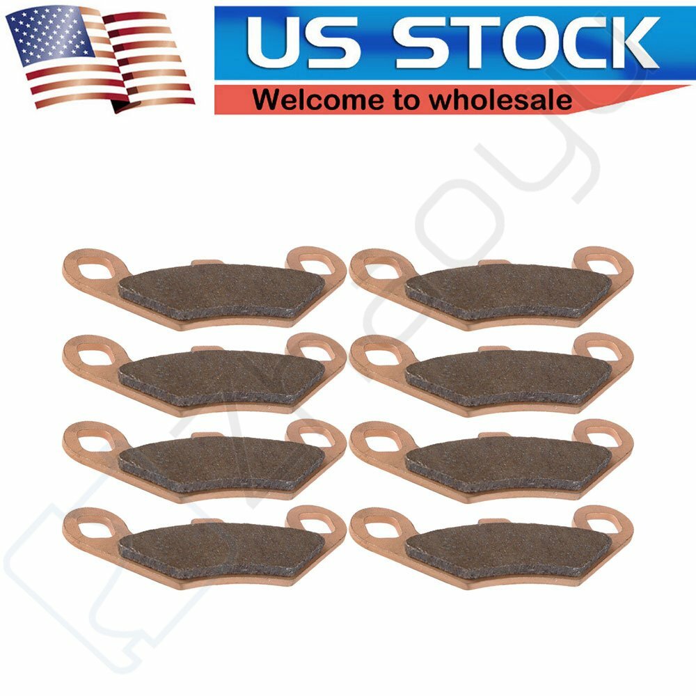 4 Pairs Brake Pads F + R For Polaris 6x6 EFI Sportsman 800 2009-2014 Sintered 6B93BC-57
