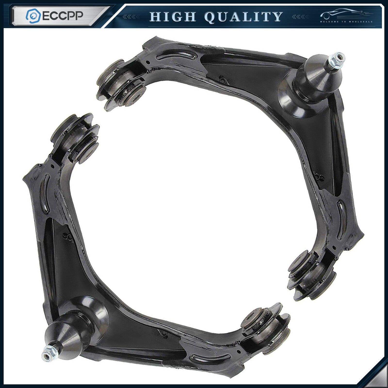 Pair of Front Upper Control Arm And Ball Joint For Chevrolet GMC Hummer 6B93BC-57