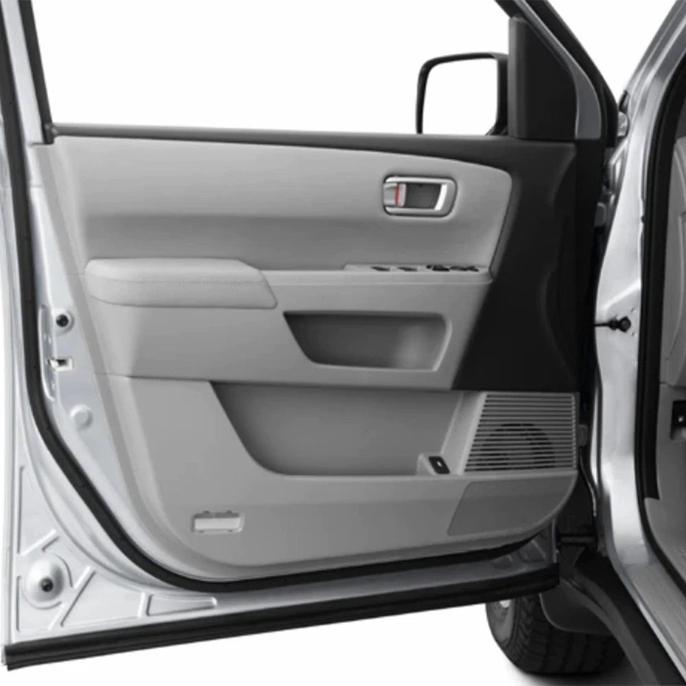 Fits 2009-2015 Honda Pilot Leather Rear Door Panels Armrest Cover 2pcs Gray 6B93BC-57