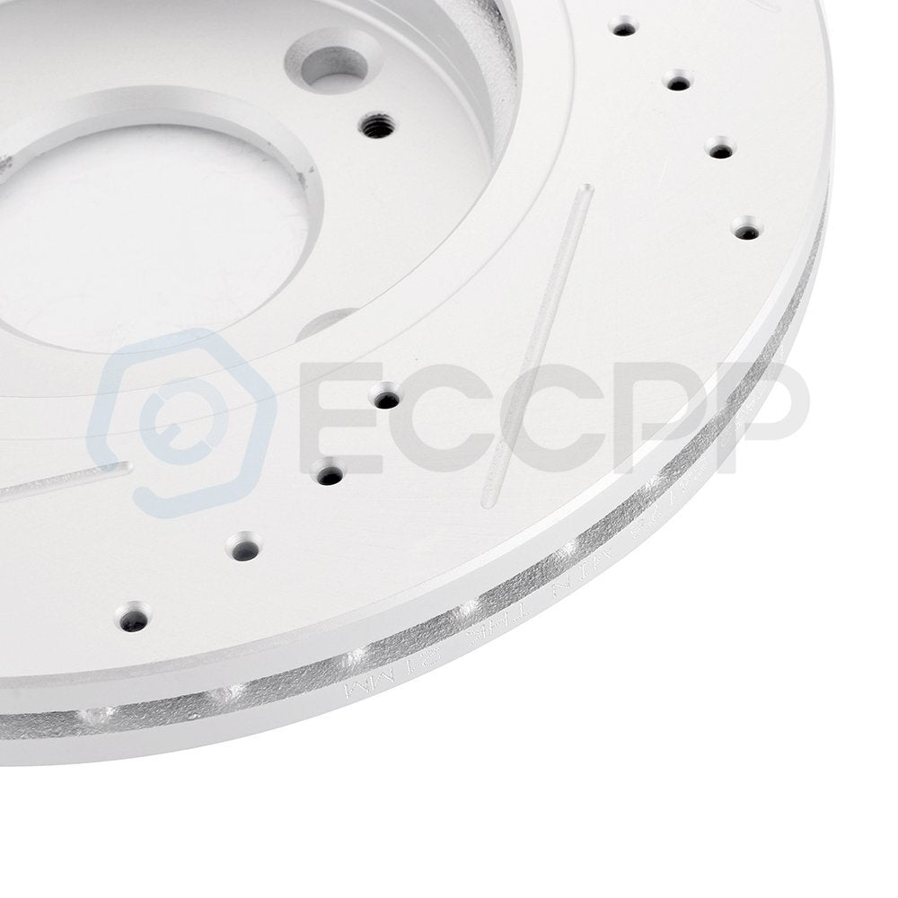 Front Brake Discs Rotors For 2011 2012 2013 2014 2015 2016 2017-2019 Ford Fiesta 6B93BC-57