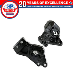 Engine Motor Mount Set 2PCS Compatible for 2002 - 2005 Dodge Ram 1500 4.7L / 6B93BC-57