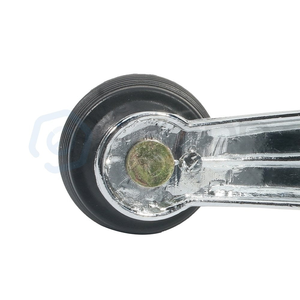 2x For 73-74 Chevrolet K30 Pickup Chrome Black LH Right Side Window Crank Handle 6B93BC-57