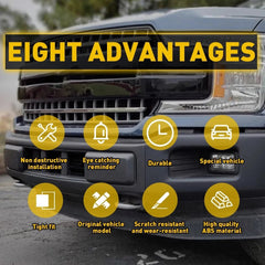 For 2018-2020 Ford F150 Front Bumper Inserts Guards Pads End Caps Cover Trim EOA 6B93BC-57