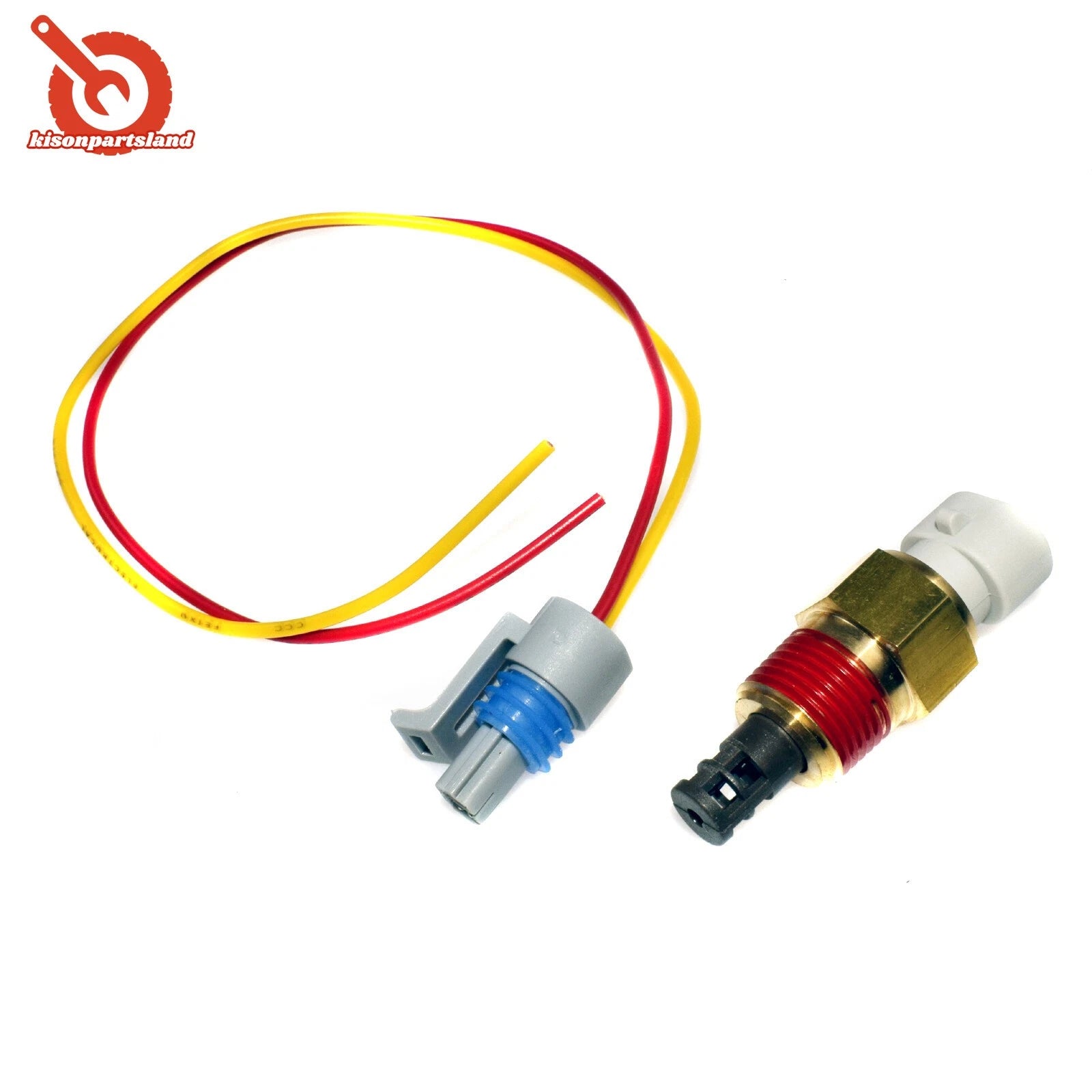 Intake Air Temperature Sensor W/ Connector 2-Way Female Pigtail For IAT 25036751 6B93BC-57