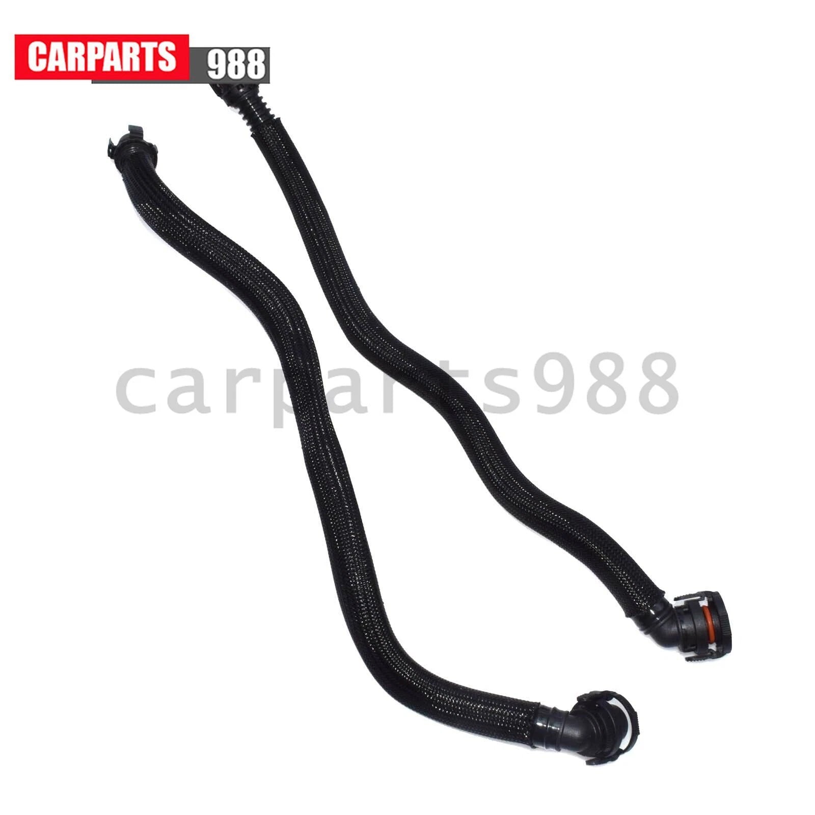 2pcs Crankcase Vent Hose Left& Right for BMW 550i 650i 750i ALPINA B7 X5 X6 6B93BC-57