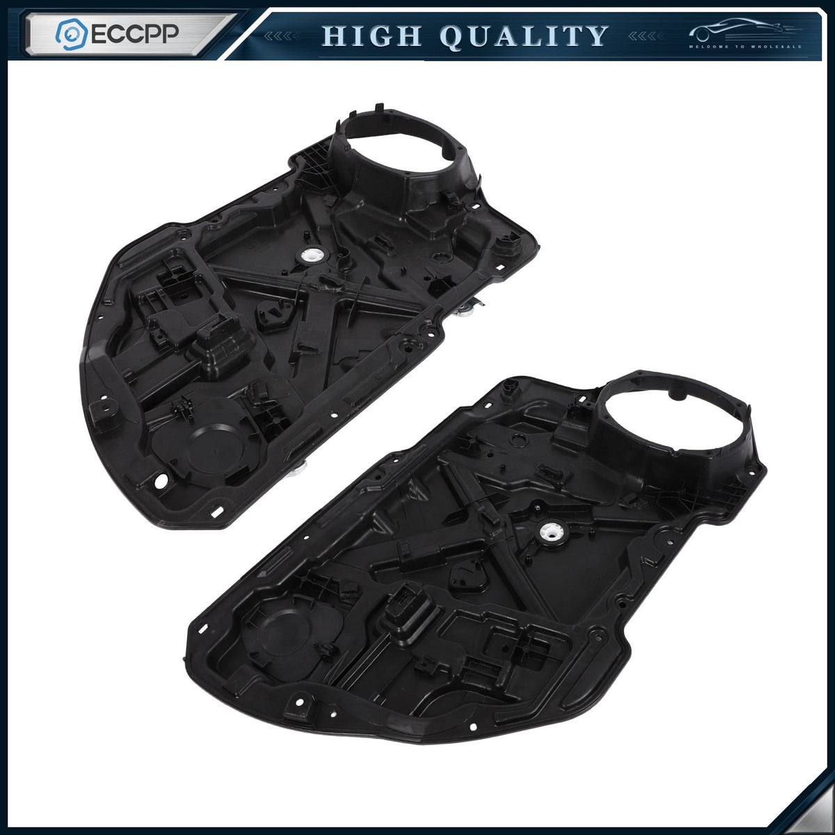 For Chrysler 300 Dodge Charger 11-21 Front Pair Power Window Regulator w/o Motor