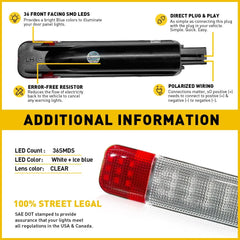 LED Interior Door Panel Lights Courtesy Lamp For Chevy Tahoe GMC Yukon 1995-06 A 6B93BC-57