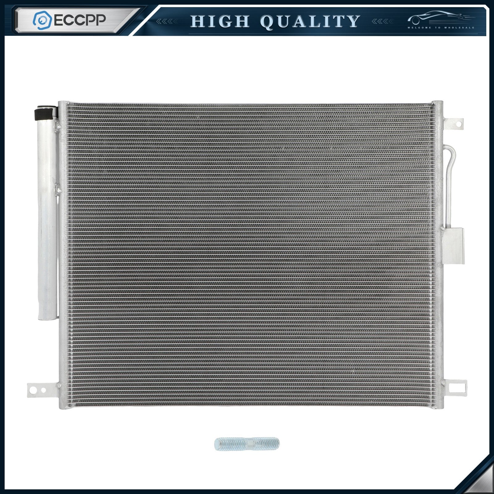 Aluminum AC Condenser For 21 22 23 2024 2025 Dodge Durango 68480076AB condenser 6B93BC-57