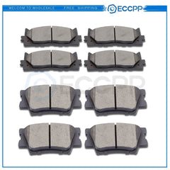For 2016-2017 Nissan 370Z 09-13 Nissan Altima Front And Rear Brake Metallic Pads 6B93BC-57