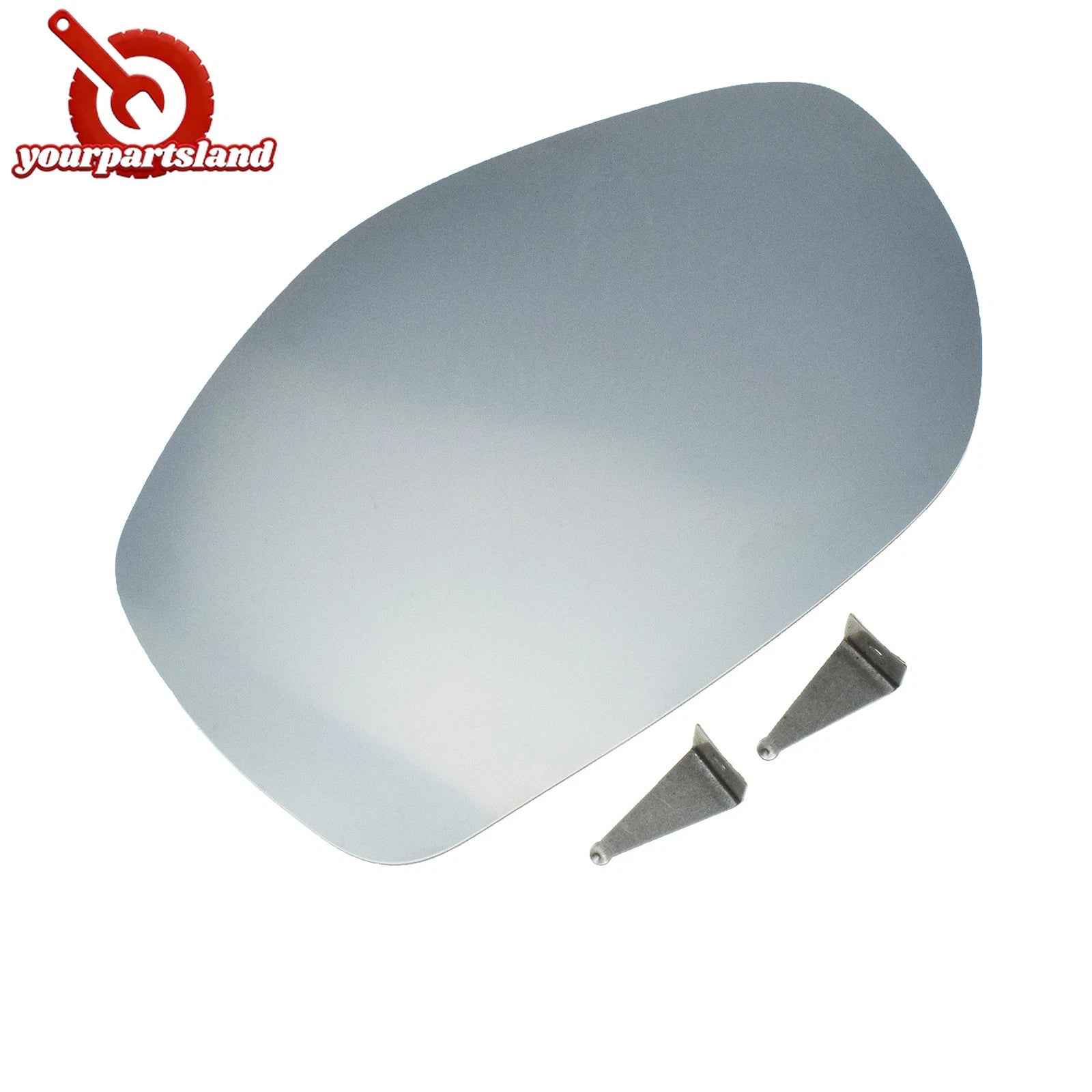 Left Driver LH Mirror Glass W/ Plate Heated for PORSCHE Cayenne 957 2008-2010 6B93BC-57