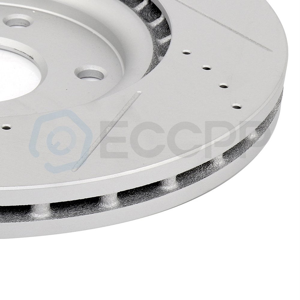 Front Brake Discs Rotors For Chrysler Pacifica Dodge Journey Volkswagen Routan 6B93BC-57