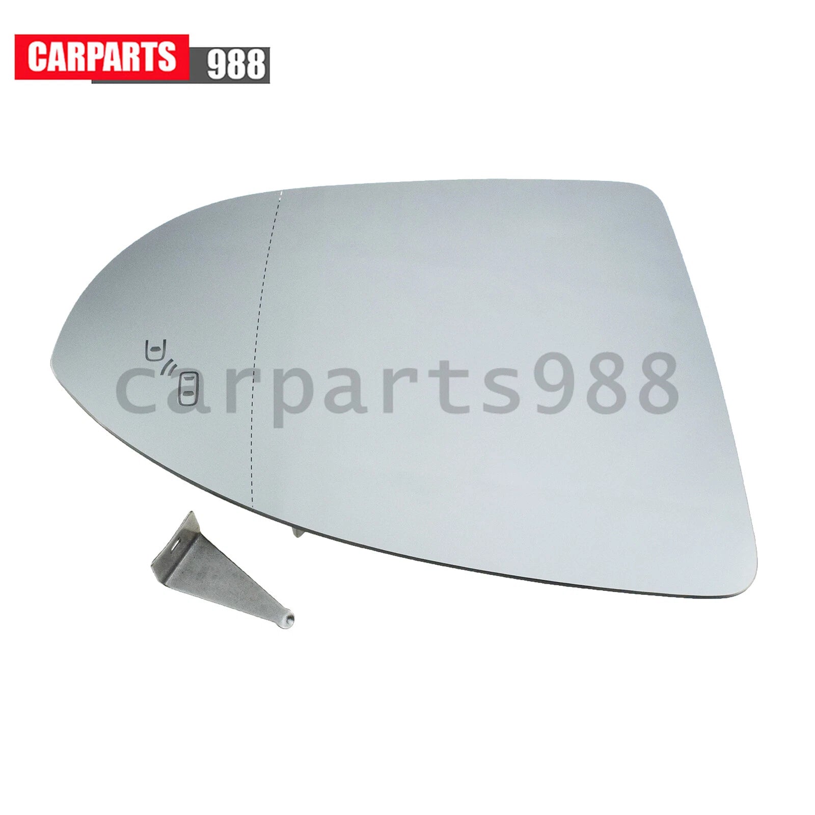 Right RH Door Mirror Glass Heated w/ Blind Spot For VW Golf GTI E-Golf 5G0857522 6B93BC-57