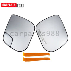 2Pcs Left & Right Rearview Heated Mirror Glass For Chevy Colorado GMC Canyon 6B93BC-57