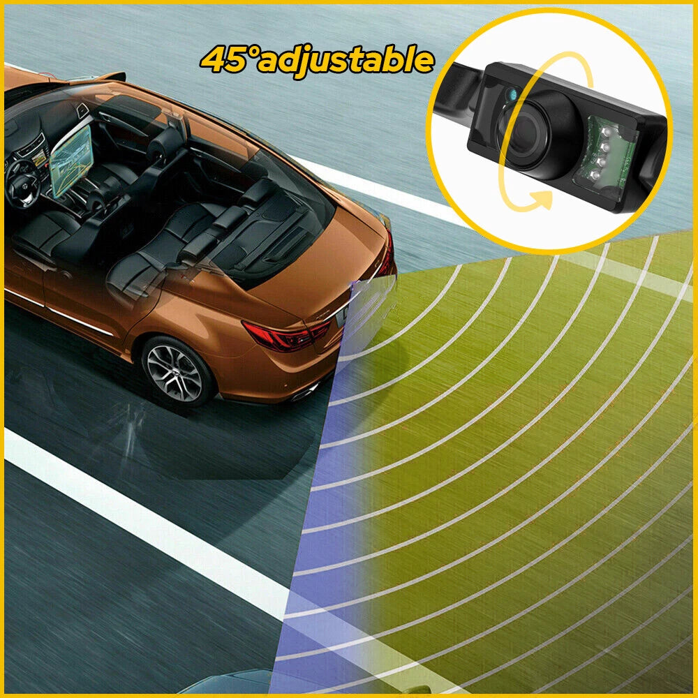 Car Rear View Camera Backup Reverse Camera Night Vision License Plate Waterproof 6B93BC-57