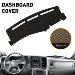 Dash Cover Mat For 1999-2006 Chevy Black Silverado/Tahoe/Suburban Dashboard Pad 6B93BC-57