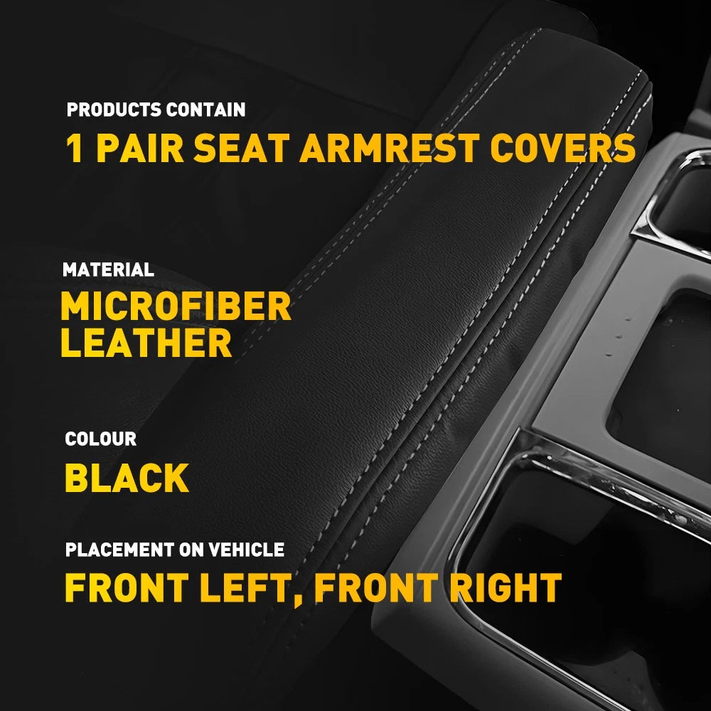 2X Left+Right Front Seat Covers Armrest For 2011-2016 Chrysler Town & Country EA 6B93BC-57