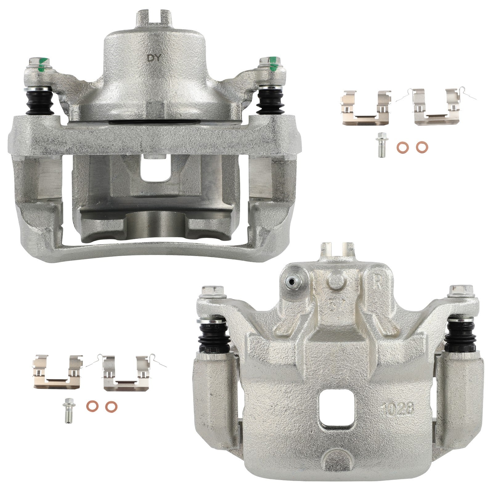 Front Left Right Brake Calipers 2Pcs For 2007-2019 Nissan Sentra 19B3306 19B3307 6B93BC-57