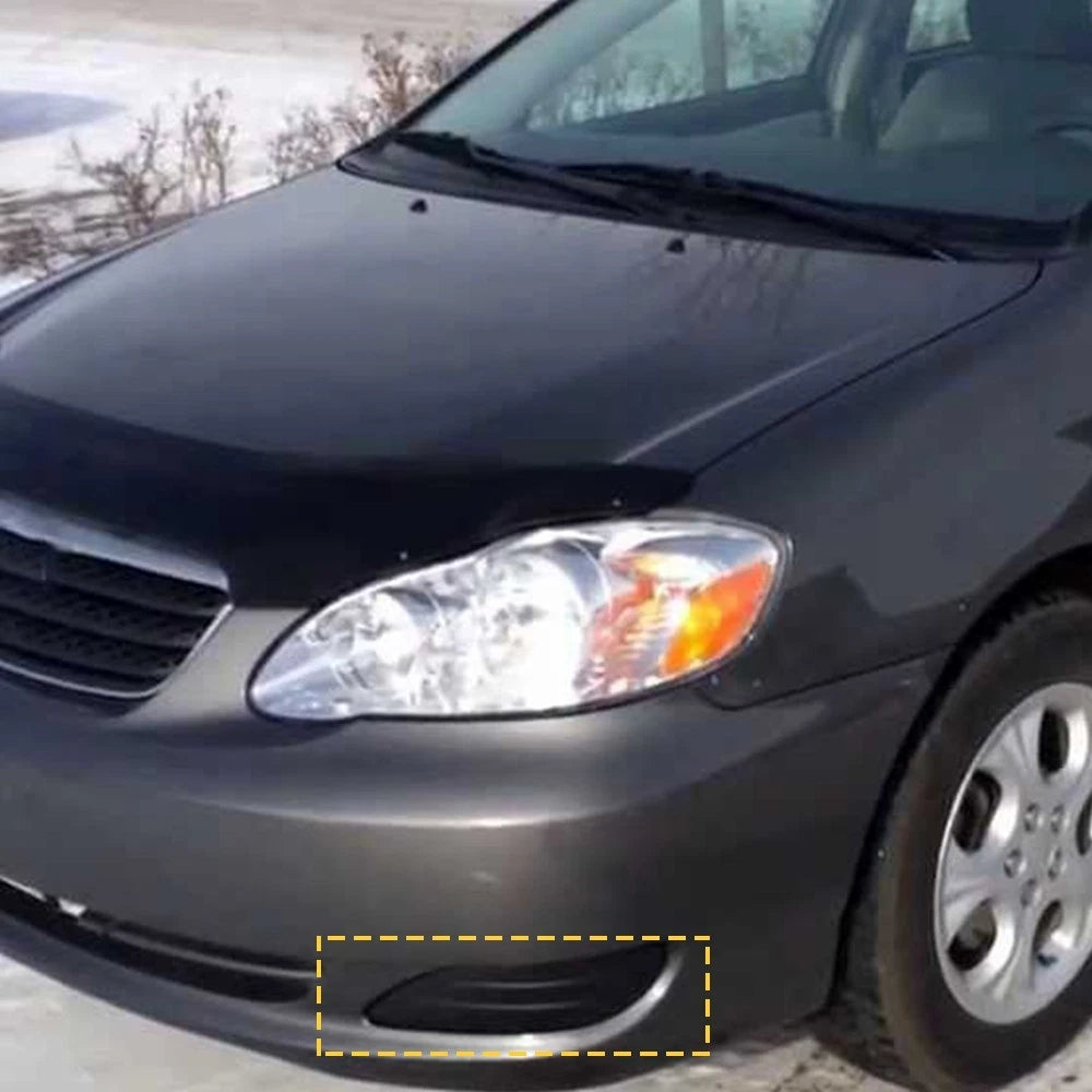 Bumper Fog Lamp Light Cover Black Passanger&Driver Side for 05-08 Toyota Corolla 6B93BC-57