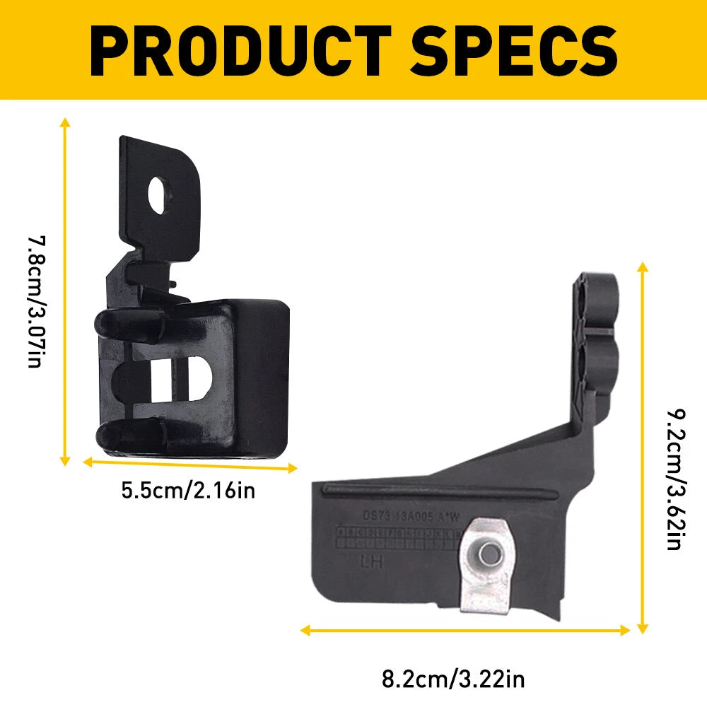 4X For 13-2017 Ford Fusion Lincoln MKZ Left RH Headlight Lamp Mount Bracket USEA 6B93BC-57