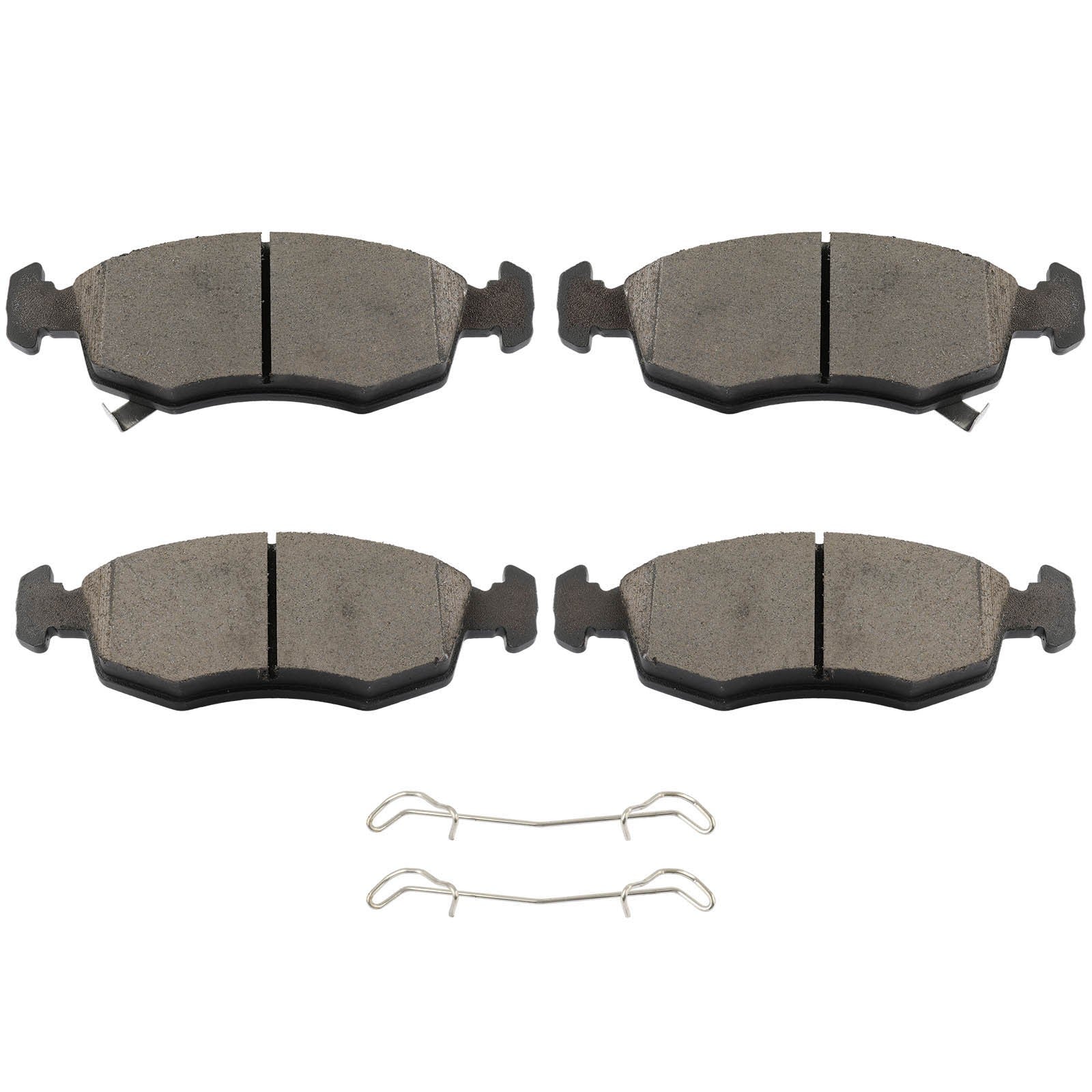 Front Ceramic Brake Pads for 2012 2013 2014 2015 2016 2017 2018 2019 Fiat 500 6B93BC-57