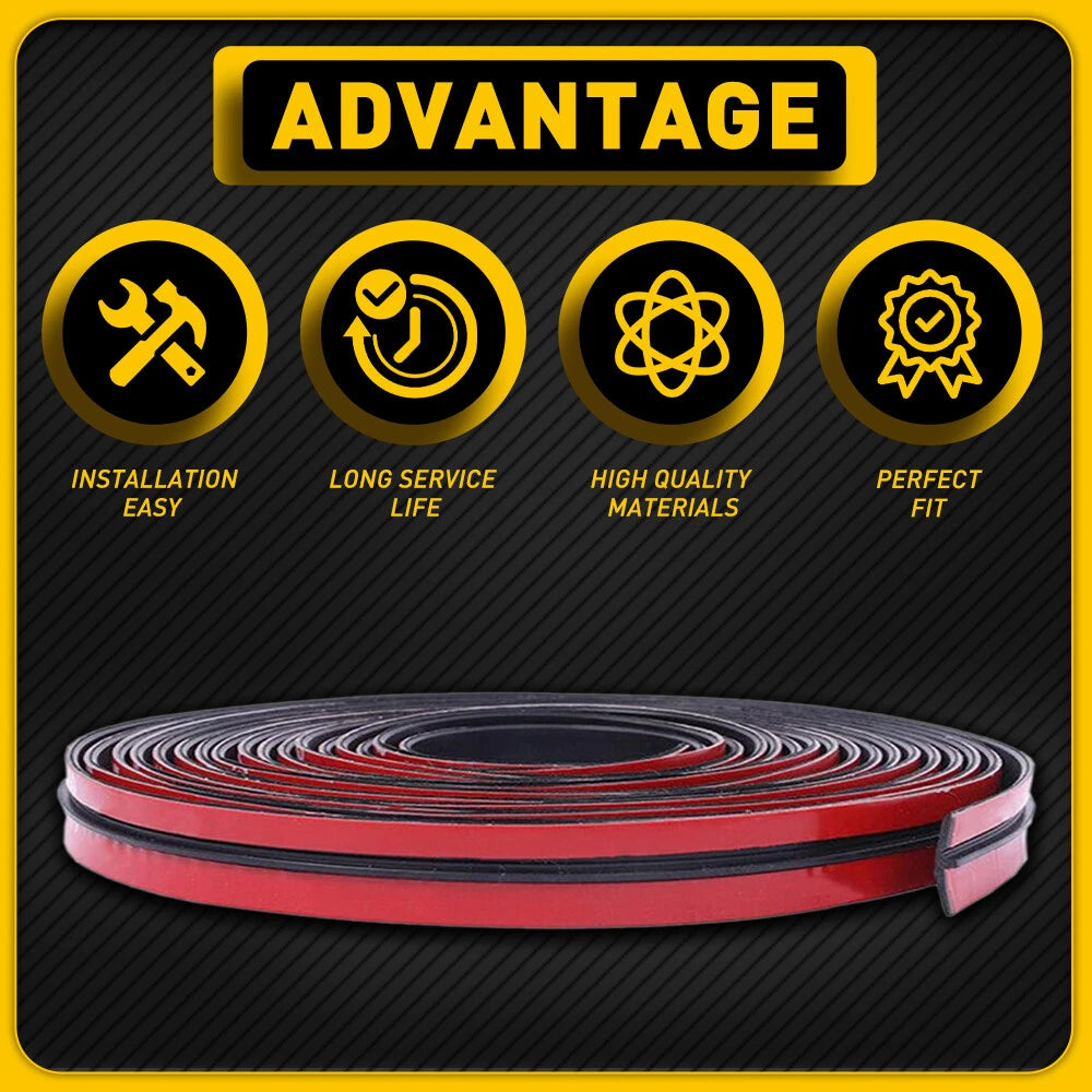 20FT/6m Universal Car Auto Window Roof Windshield Molding Rubber Seal Strip Trim 6B93BC-57