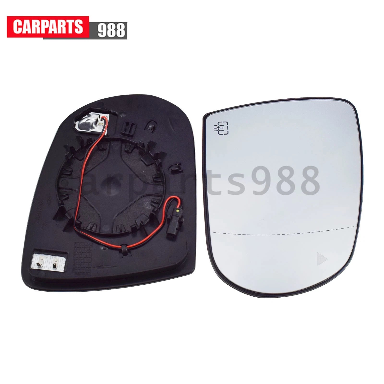 Left Right Mirror Glass Heated & Blind Spot For 2014-22 Jeep Cherokee 68228919AA 6B93BC-57