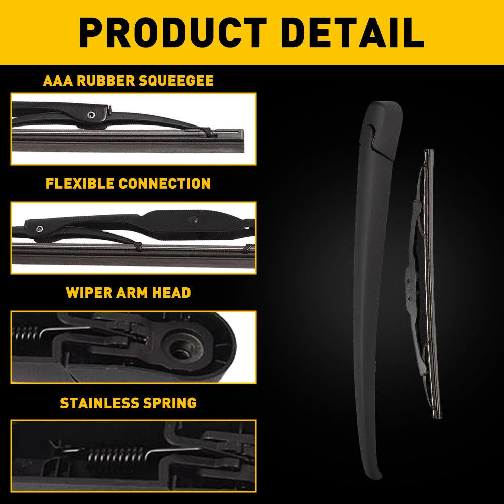 Rear Windshield Wiper Arm & Blade For Hyundai Tucson 2005 2006 2007 2008 2009 6B93BC-57