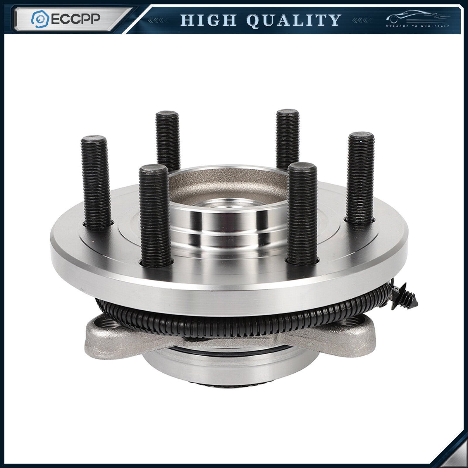 1Pc Wheel Hub Bearing Front 4WD For 2015-2017 Ford Expedition Lincoln Navigator 6B93BC-57