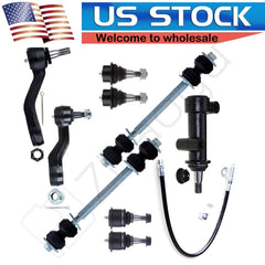 9pcs Front Ball Joints Sway Bars For GMC Yukon Sierra Silverado Avalanche 1500 KOEEP
