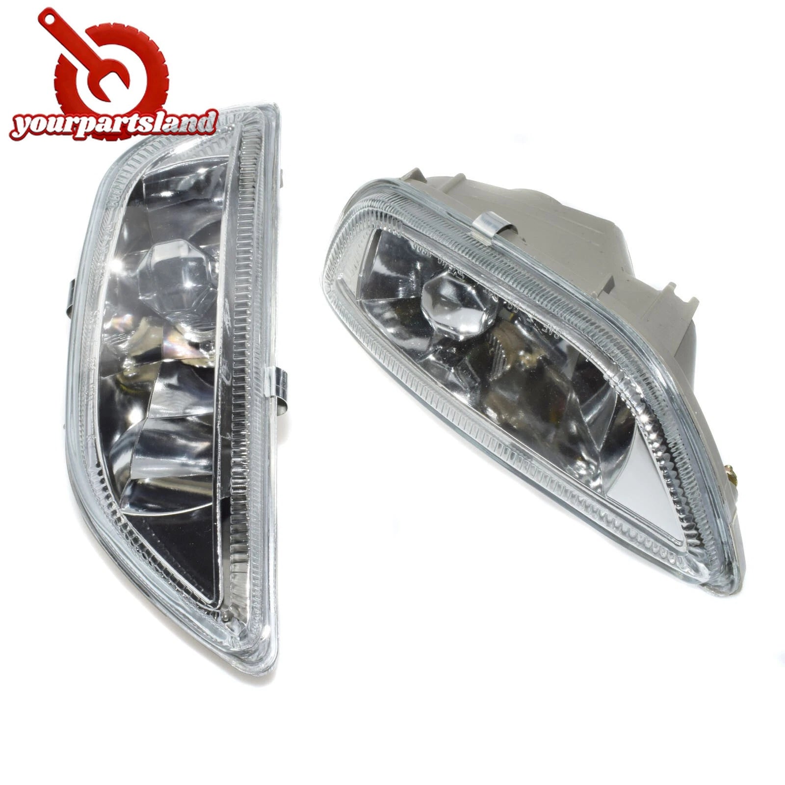 2pcs LH RH Front Fog Driving Lamp Light Clear Lens For Toyota Corolla 2001 2002 6B93BC-57