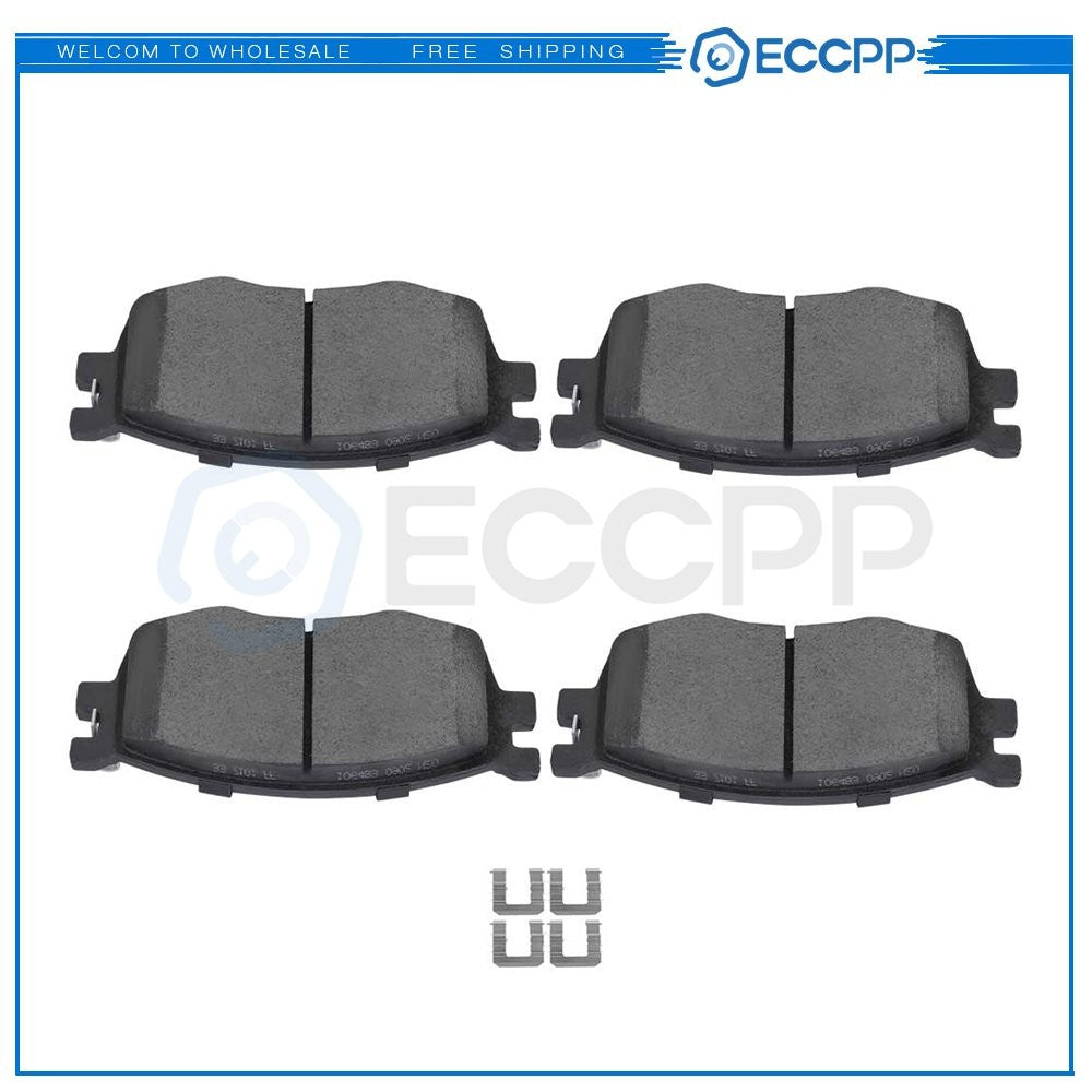 Front Ceramic Brake Pads For 2006-2009 2010 2011 Hyundai Accent Kia Rio Kia Rio5 6B93BC-57