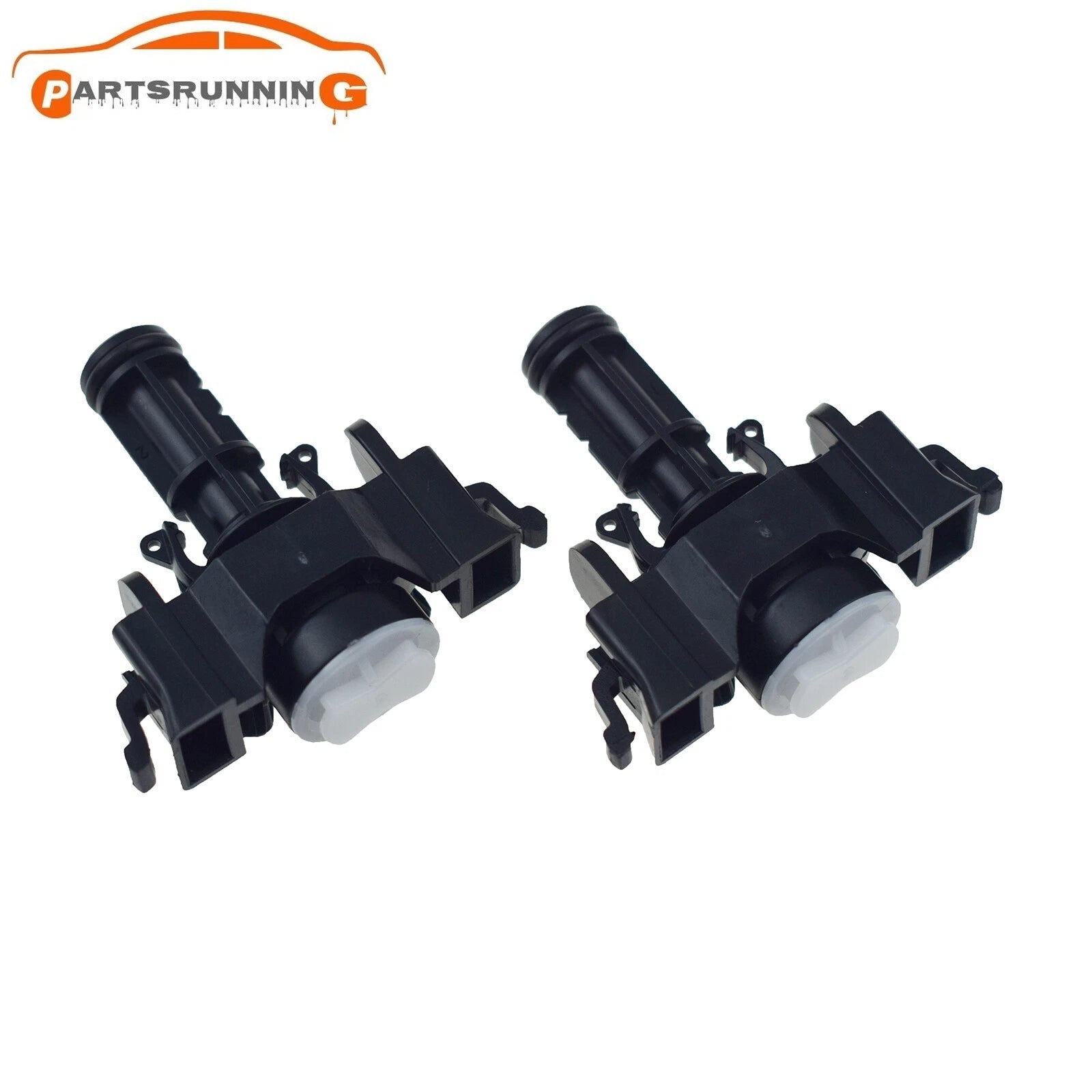 Headlight Lamp Washer Sprayer Cover Cap W/Nozzle Set For 15-18Hyundai Tucson 6B93BC-57