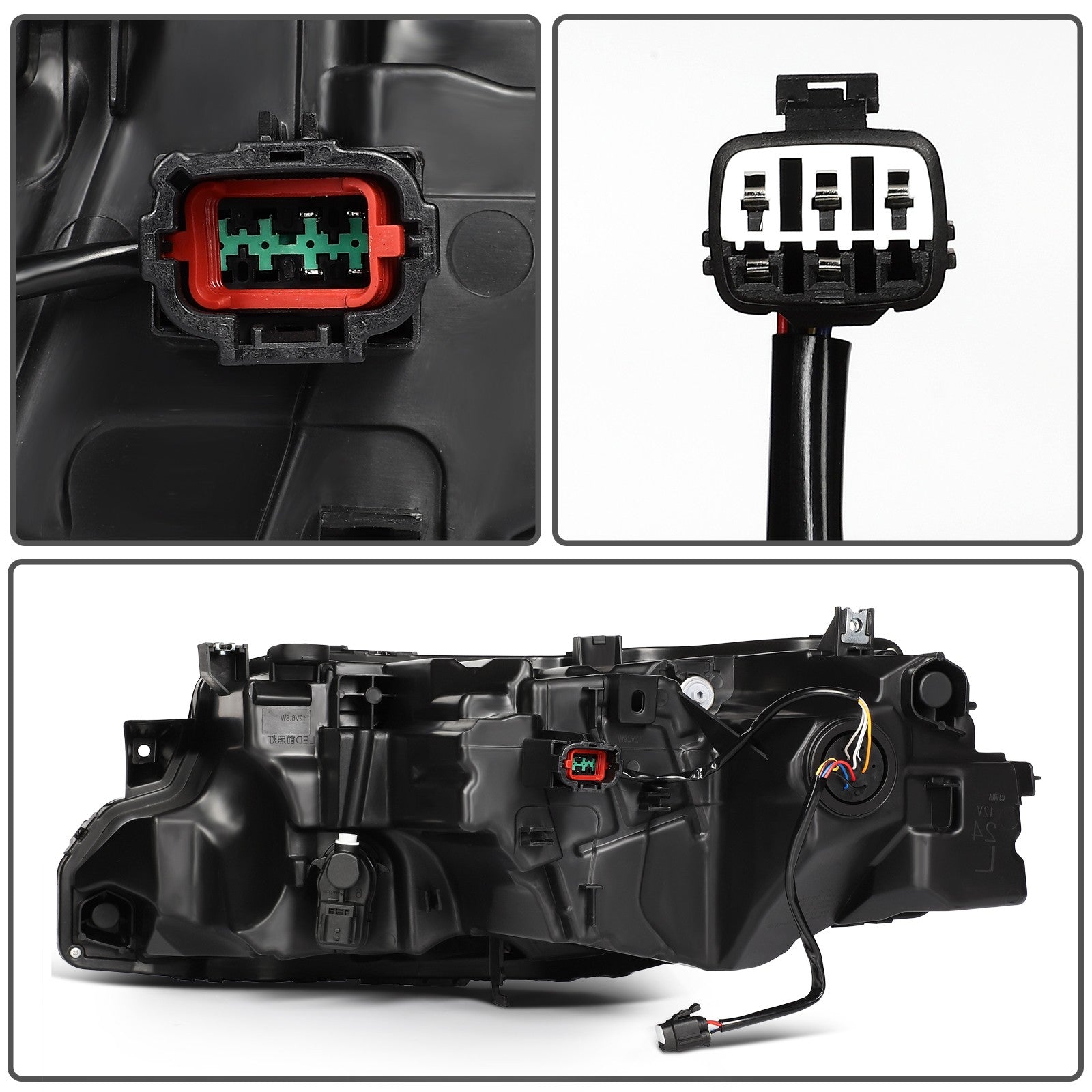 For 2023 2022 2021 Nissan For Rogue Chrome LED Headlights Assembly Left+Right 6B93BC-57