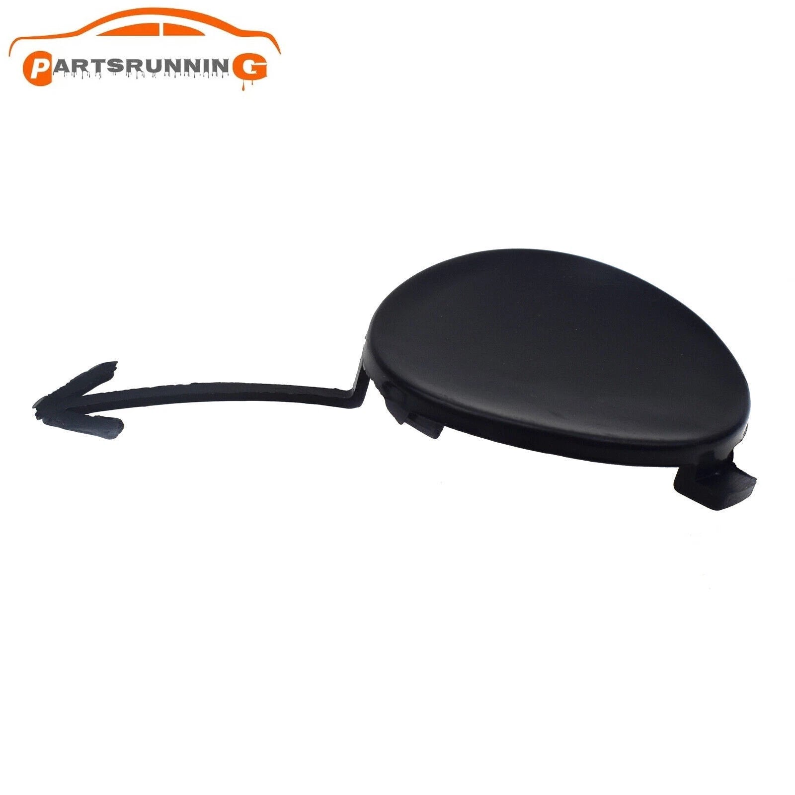 For 2012-2017 Hyundai Accent 865171R000 Front Bumper Tow Hook Eye Black Cover 6B93BC-57