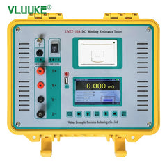 10A DC Winding Resistance Tester Velocimeter Transformer DC Resistance Meter