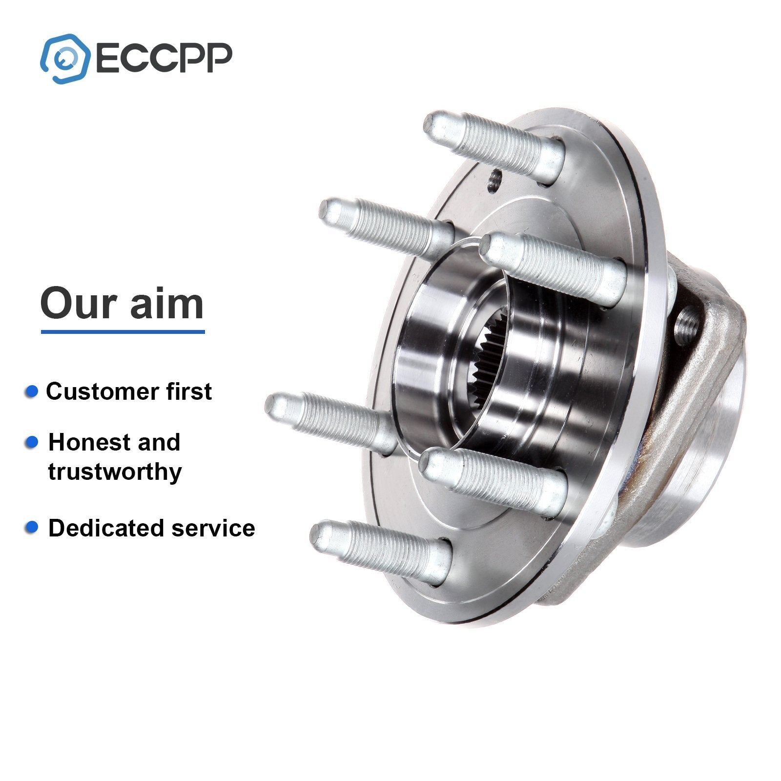 Full Set Front & Rear Wheel Hub Bearings For Chevy Traverse GMC Acadia 2009-2017 6B93BC-57